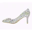 Mooie / Prachtige Multi-Kleuren Avond Rhinestone Pumps 2022 Leer 8 cm Naaldhakken / Stiletto Spitse Neus Pumps Hoge Hakken