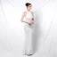 Charming Black Sequins Evening Dresses 2022 Trumpet / Mermaid Scoop Neck Beading Tassel Sleeveless Floor-Length / Long Evening Party Formal Dresses