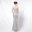 Charming Black Sequins Evening Dresses 2022 Trumpet / Mermaid Scoop Neck Beading Tassel Sleeveless Floor-Length / Long Evening Party Formal Dresses