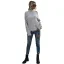 Ripped Black Knitting Women Sweaters 2021 High Neck Loose Cotton Casual Fall Winter Long Sleeve Street Wear Tops