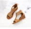 Bohemia Summer Brown Beach Street Wear Womens Sandals 2022 Rhinestone 5 cm Wedges Open / Peep Toe Sandals