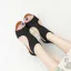 Bohemia Summer Brown Beach Street Wear Womens Sandals 2022 Rhinestone 5 cm Wedges Open / Peep Toe Sandals