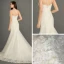 Fine Brudekjoler 2017 Hvit Trompet / Havfrue Chapel Train Gripende Ruffles Kjæreste Ryggløse Uten Ermer Perle Beading Blonder Appliques
