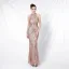 Charming Black Sequins Evening Dresses 2022 Trumpet / Mermaid Scoop Neck Beading Tassel Sleeveless Floor-Length / Long Evening Party Formal Dresses