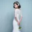 Simple Robe De Mariée 2017 Blanche Trompette / Sirène Chapel Train Encolure Dégagée 1/2 Manches En Dentelle Appliques