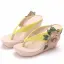 Bohême Blanche Plage Brodé Sandales Femme 2023 9 cm Talons Aiguilles Peep Toes / Bout Ouvert Sandales Talons Hauts