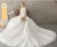 Abordable Ivoire Robe De Mariée 2018 Robe Boule En Dentelle Fleur Perle Faux Diamant Paillettes Dos Nu Chapel Train