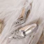 Charmant Argenté Percé Faux Diamant Papillon Chaussure De Mariée 2020 8 cm Talons Aiguilles À Bout Pointu Mariage Escarpins