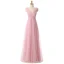 Chic / Beautiful Bridesmaid Dresses 2017 A-Line / Princess Ruffle V-Neck Sleeveless Floor-Length / Long Bridesmaid
