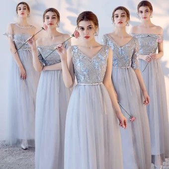 Chic Belle Bleu Ciel Robe Demoiselle D 039 Honneur 2017 Princesse Bretelles Croisées En Dentelle Fleur Noeud Dos Nu Longueur Cheville Demoiselle D 039 Honneur Robe Pour Mariage