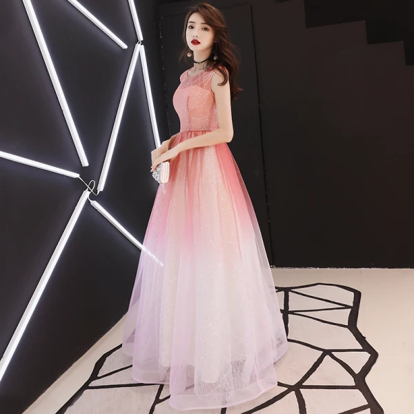 a line flower girl dress White Round Neck Puff Sleeve A-Line Flower Girl Dress – Modsele main image 1