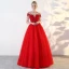 Schöne Rot Ballkleider 2018 Ballkleid Mit Spitze Applikationen Pailletten Rundhalsausschnitt Rückenfreies Lange Ärmel Lange Festliche Kleider