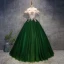 Chic / Beautiful Prom Dresses 2018 Ball Gown Appliques Pearl Off-The-Shoulder Backless Sleeveless Floor-Length / Long Formal Dresses