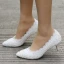 Charming Ivory Wedding Shoes 2018 Lace Pearl 5 cm Stiletto Heels Pointed Toe Wedding Pumps