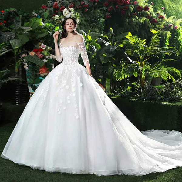 Off shoulder wedding gowns 2018 shop