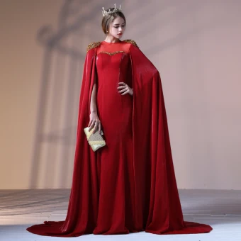 Amazing Unique Burgundy Evening Dresses 2018 Trumpet Mermaid Beading Sequins Scoop Neck Sleeveless Watteau Train Formal Dresses