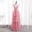 Charmant Rose Bonbon Volants Robe De Soirée 2021 Princesse Encolure Dégagée Sans Manches Perlage Paillettes Dos Nu Soirée Longue Robe De Ceremonie