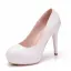 Enkla Vita Kontors Pumps 2018 11 cm Stilettklackar Pande Zote Toe Pumps
