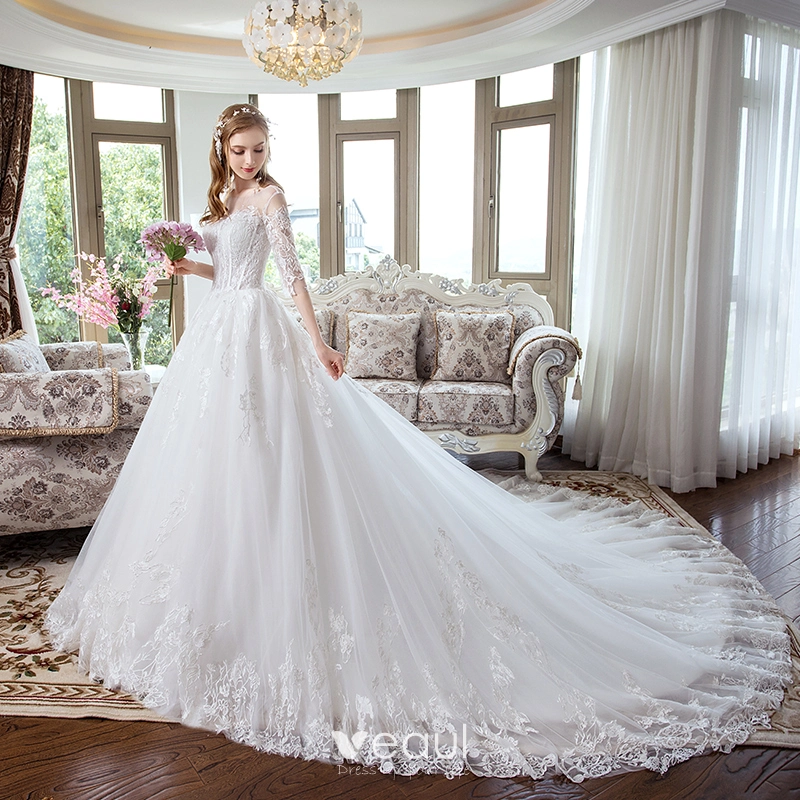 Robe de mariée 2018 dentelle courte discount