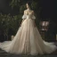 Luxury / Gorgeous Champagne Wedding Dresses 2019 A-Line / Princess Lace Beading Crystal Strapless Backless Sleeveless Cathedral Train