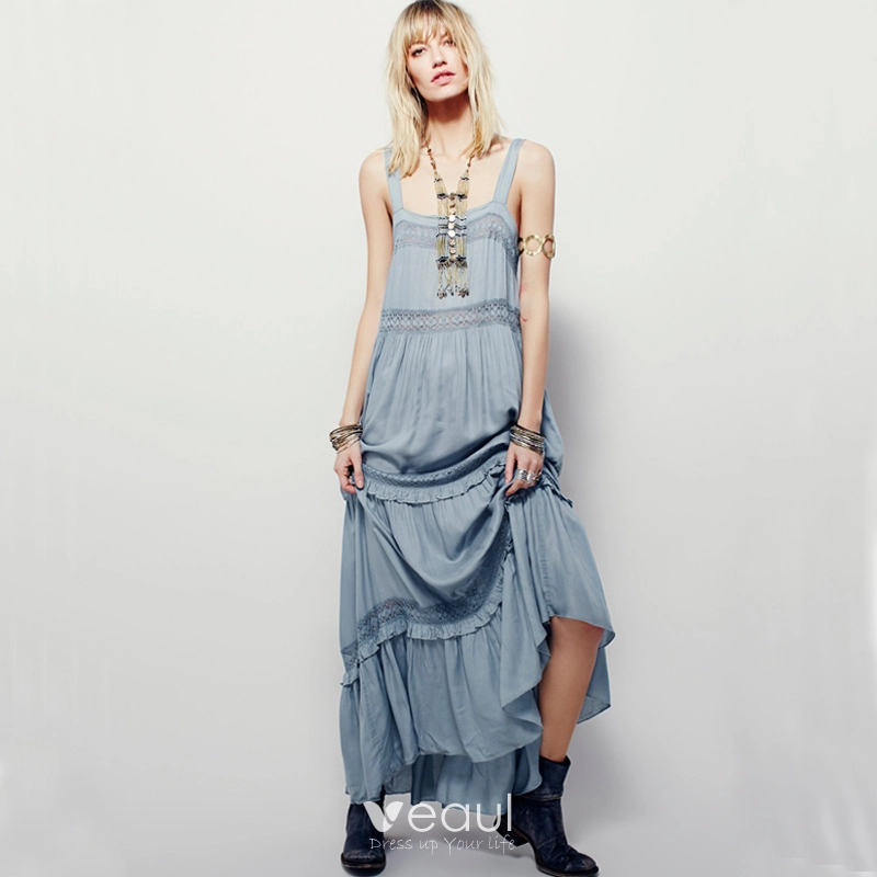 sachin and babi light blue dress Maxi Dresses main image 1