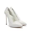 Sexy Ivory Lace Wedding Shoes 2019 10 cm Stiletto Heels Pointed Toe Wedding Pumps