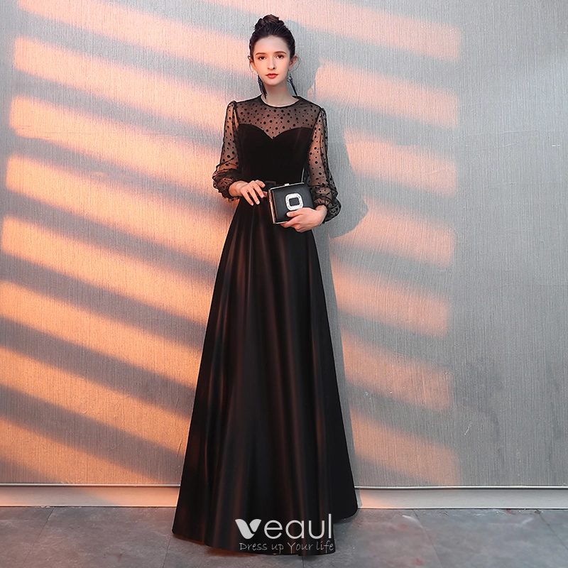 fairy city dress Lily Black Tie Shoulder Formal Maxi Dress - US 8 main image 0