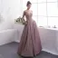 Schöne Rosa Abendkleider 2019 A Linie Spaghettiträger Glanz Polyester Ärmellos Rückenfreies Lange Festliche Kleider