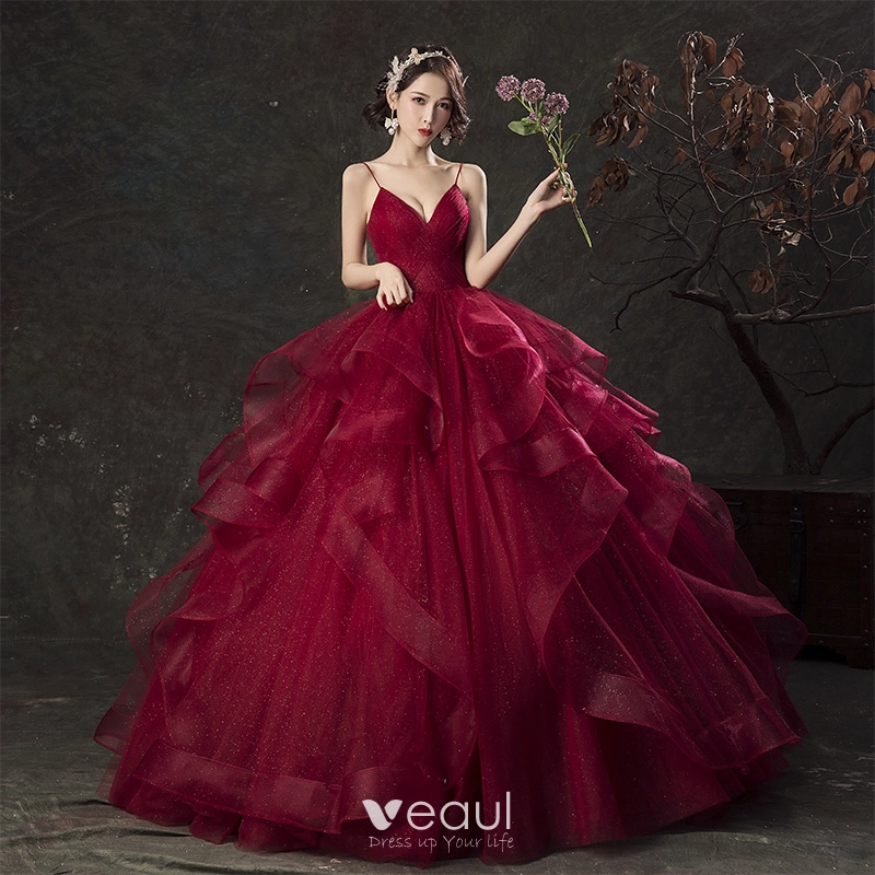 Maroon prom dresses 2019 top