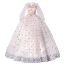 Élégant Champagne Robe De Bal 2022 Robe Boule Encolure Dégagée Étoile En Dentelle Perlage Perle Paillettes Manches Longues Longue Robe De Ceremonie
