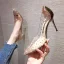 Charmant Gold Abend Strass Pumps 2021 8 cm Stilettos Spitzschuh Pumps Hochhackige