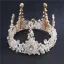 Unika Vita Guld Tiara Brudsmycken 2017 Rhinestone Metall
