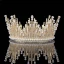 Złote Rhinestone Perła Metal Tiara 2017 Vintage Najpiękniejsze / Ekskluzywne Biżuteria Ślubna
