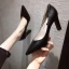 Simple Noire Bureau OL Escarpins Talons Hauts 2021 9 cm Talons Aiguilles À Bout Pointu Escarpins