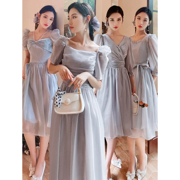sachin and babi light blue dress Women's Grey Cocktail & Party Dresses