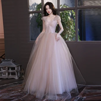 Charmant Rose Sombre Robe De Bal 2021 Princesse Bustier Perlage Perle Sans Manches Dos Nu Longue Promo Robe De Ceremonie