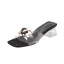 Sexy Black Casual Womens Sandals Slipper & Flip flops 2021 5 cm Stiletto Heels Open / Peep Toe High Heels