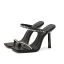 Sexy Black Casual Rhinestone Womens Sandals 2021 11 cm Stiletto Heels Open / Peep Toe Sandals High Heels