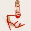 Chic / Beautiful Red Street Wear Womens Sandals 2021 Ankle Strap 11 cm Stiletto Heels Open / Peep Toe Sandals High Heels
