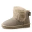 Modern / Fashion Womens Boots 2017 Khaki Leather Ankle Suede Casual Winter Flat Snow Boots