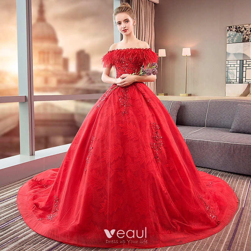 Prom dresses 2019 red best sale