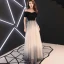 Élégant Noire Robe De Soirée 2019 Princesse De l'épaule Gland Paillettes Manches Courtes Dos Nu Longue Robe De Ceremonie