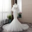 Élégant Blanche Robe De Mariée 2019 Trompette / Sirène Bretelles Spaghetti Paillettes Manches Courtes Dos Nu Cathedral Train