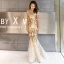 Charmant Doré Robe De Soirée 2019 Trompette / Sirène Encolure Dégagée Perlage Cristal Paillettes Manches Courtes Dos Nu Longue Robe De Ceremonie