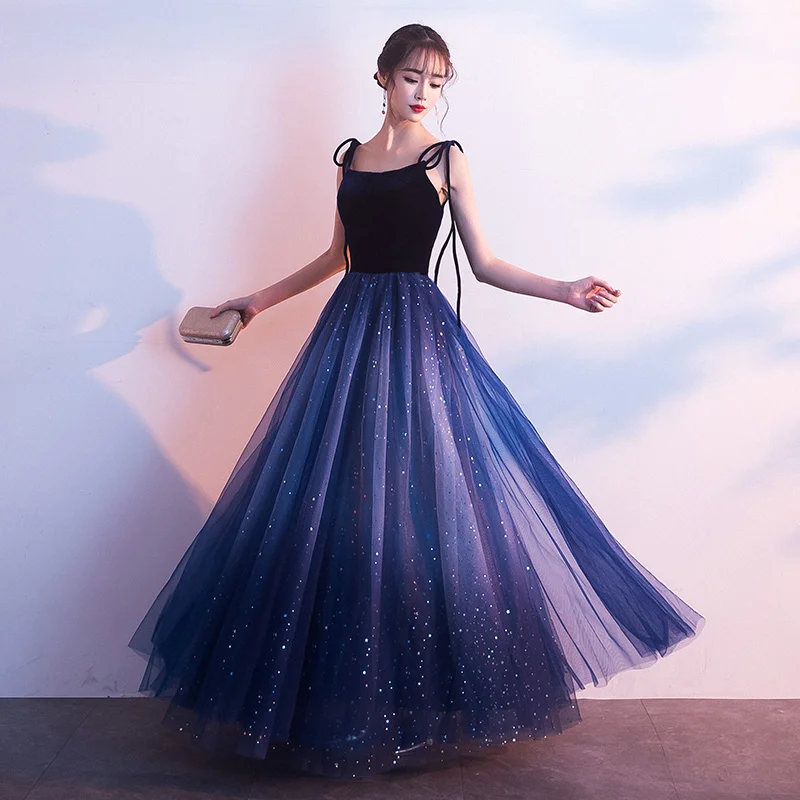 green emerald velvet dress A-line One-Shoulder Sleeveless Long/Floor-Length Satin Prom Dresses Wi –  Frisco Dresses main image 1