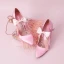 Schön Pink Brautschuhe 2019 Schleife Strass T-Riemen 9 cm Stilettos Spitzschuh Hochzeit Pumps