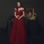Fabulous Burgundy Prom Dresses 2021 A-Line / Princess High Neck Beading Crystal Lace Flower Short Sleeve Backless Floor-Length / Long Formal Dresses