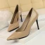 Eenvoudige Khaki Kantoor Pumps 2019 Lakleer 9 cm Naaldhakken / Stiletto Spitse Neus Pumps