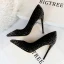 Mooie / Prachtige Zwarte Avond Pumps 2019 Suede Rhinestone 10 cm Naaldhakken / Stiletto Spitse Neus Pumps