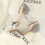 Affordable Silver Casual Womens Shoes 2019 Ankle Strap Sequins 9 cm Stiletto Heels Pointed Toe High Heels